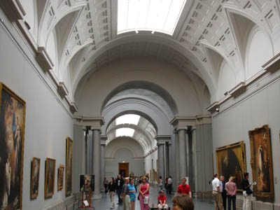 Imagen del interior del Museo del Prado