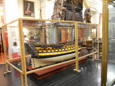 Interior del Museo Naval de Madrid