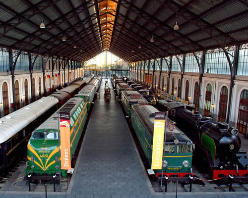 Locomotoras del Museo del Ferrocarril de Madrid
